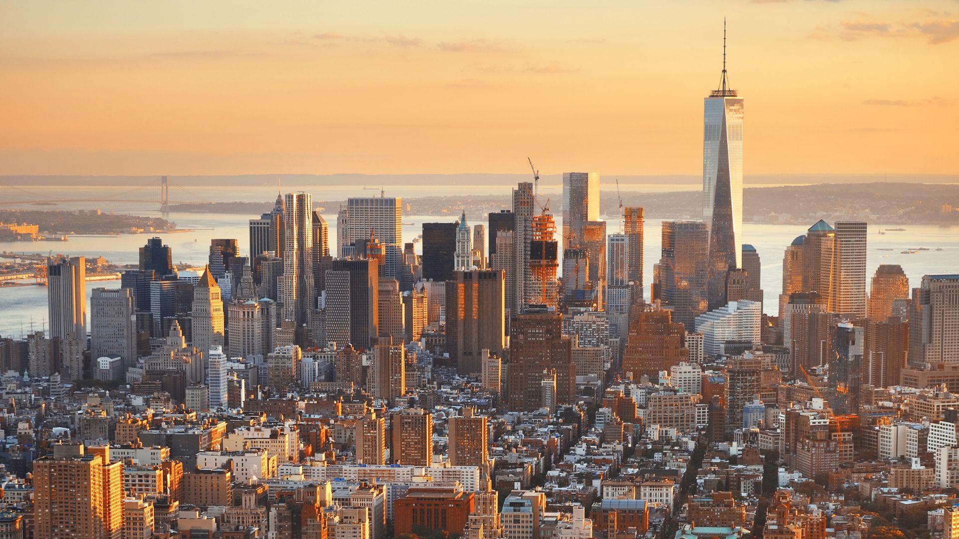 The skyline of New York City