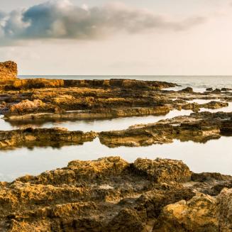 Rock pools, which are basically just some rocks with water in and around them. They really nailed the name on this one.