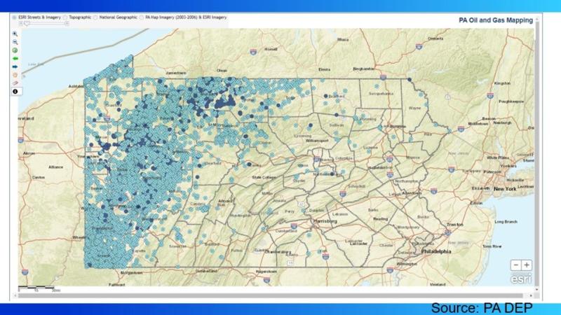 Pennsylvania Oil and Gas Wells