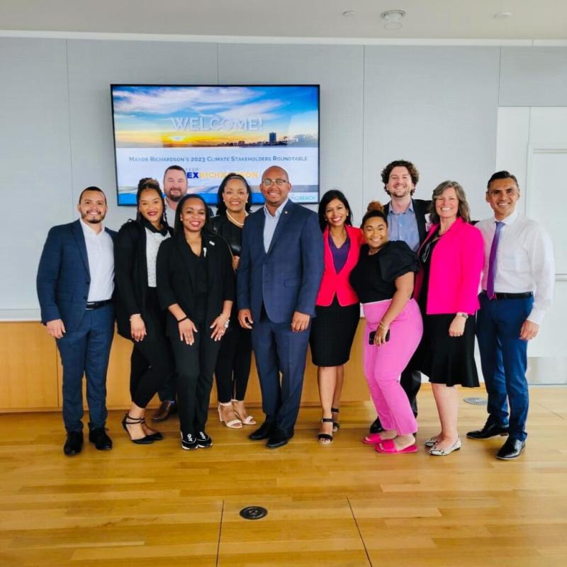 EDF's climate action team in Long Beach, CA