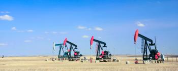 oil pumps in a Canadian field
